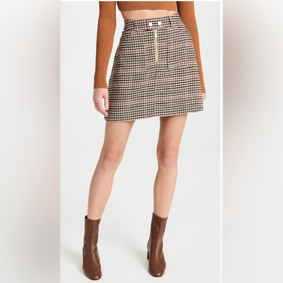 Scotch & Soda Dresses & Skirts - Scotch & Soda Miniskirt In Heritage Check Brown . Size L